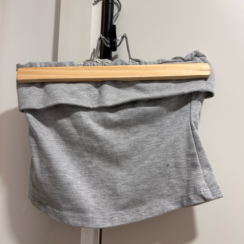 Gray Tube Top